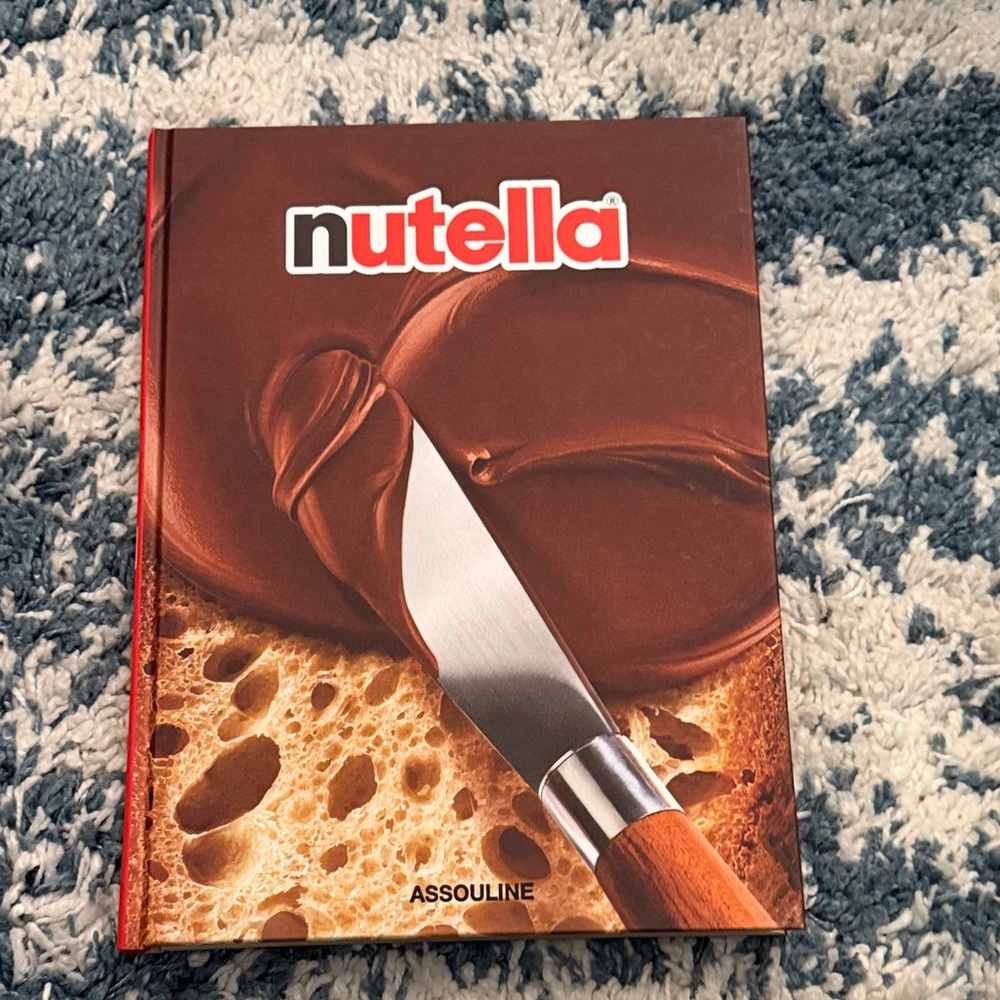 Assouline Nutella Book with Rich Brown and Red Cover